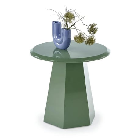 Stolik kawowy LOCA 50x50cm zielony