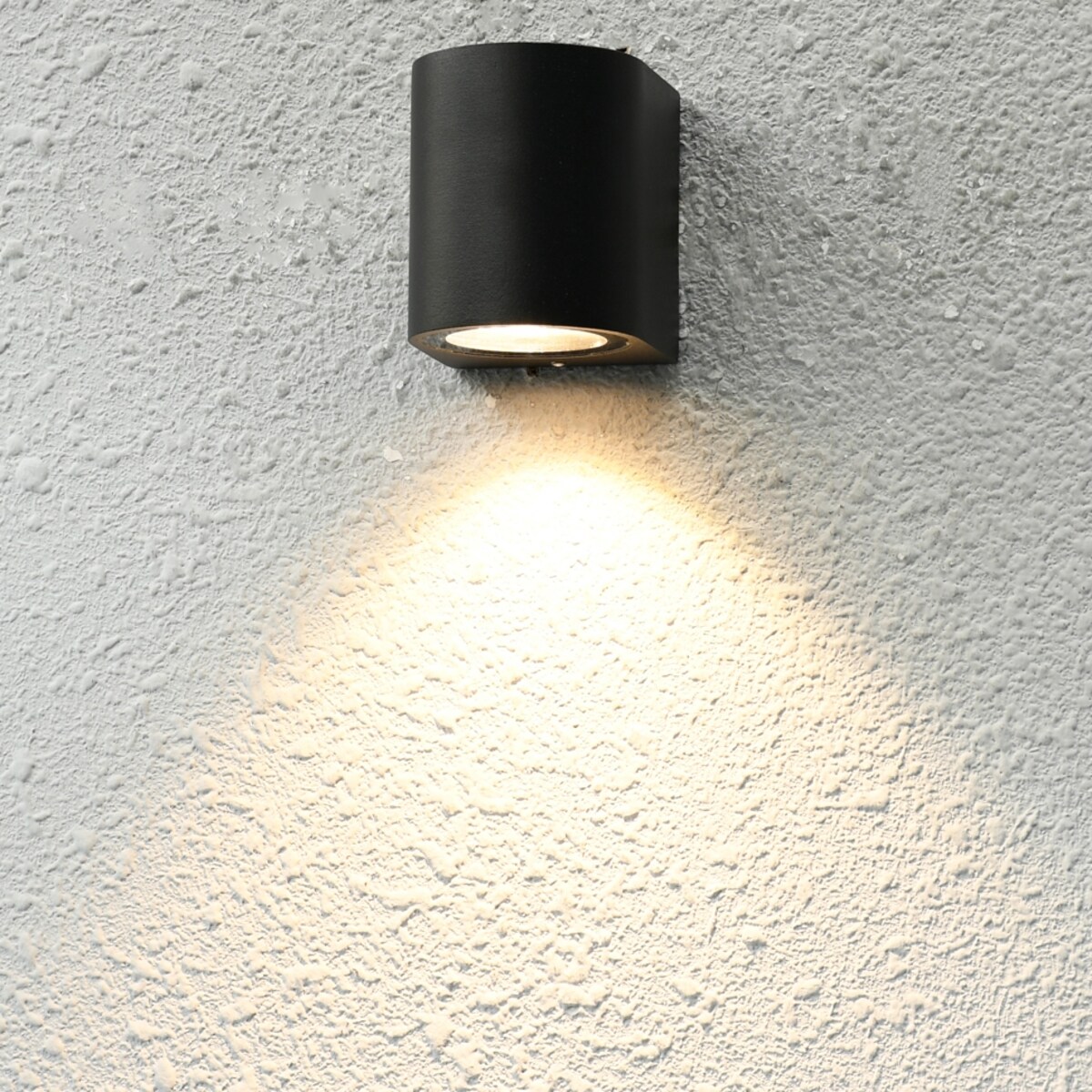 Kinkiet elewacyjny Genta OWL-2197-1R Italux downlight IP54 czarny