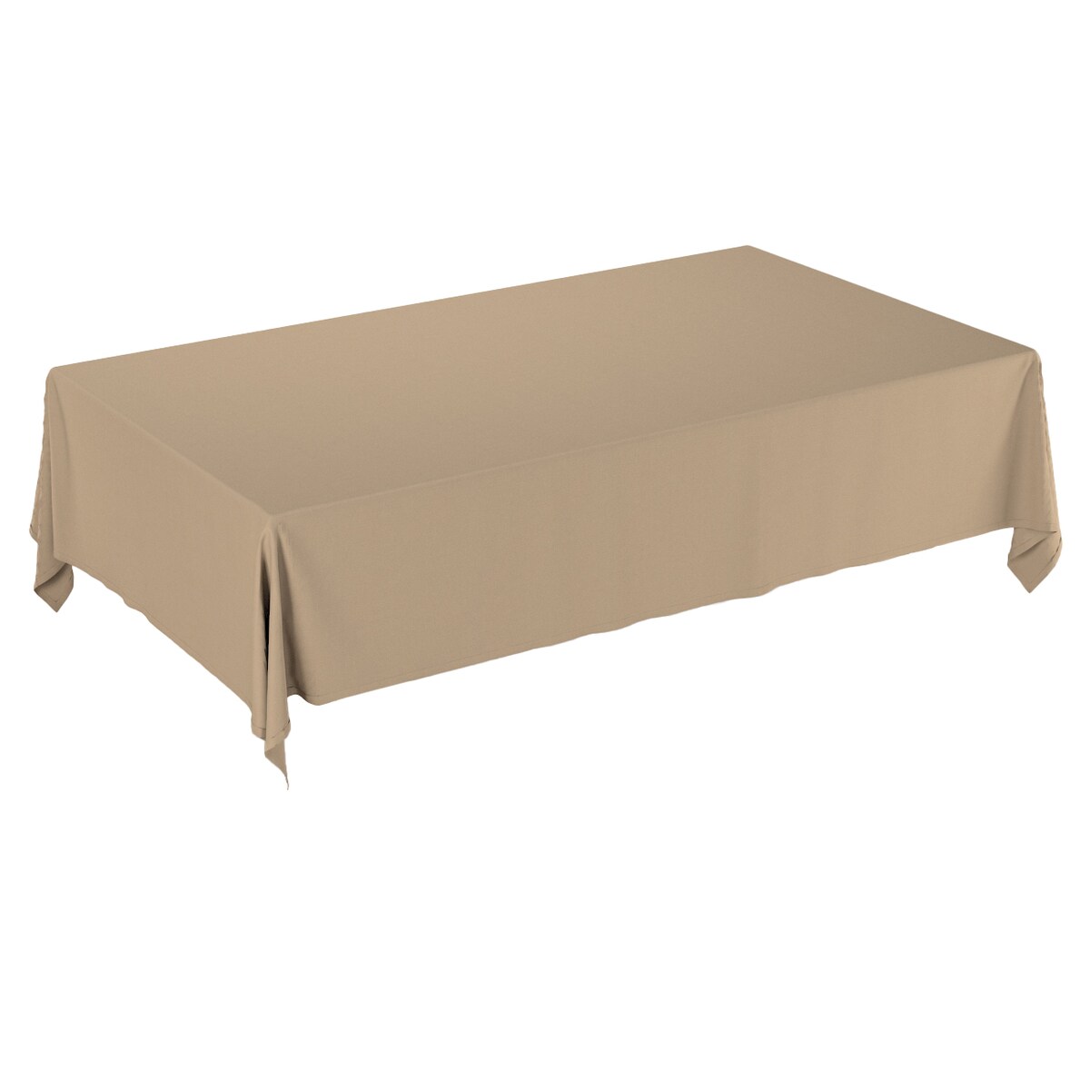 Obrus prostokątny 130 x 210 cm taupe