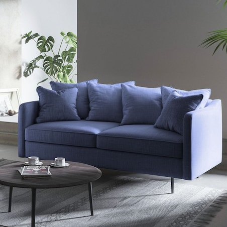 Esme 3-osobowa sofa - granatowa