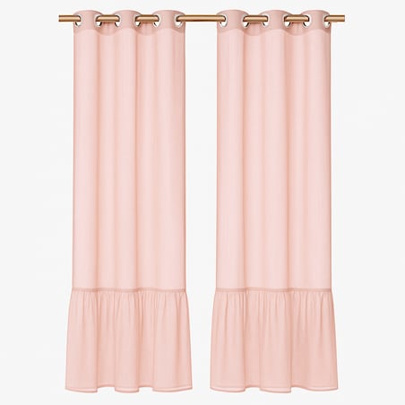 firana "pleat" z falbanką 140x250 cm