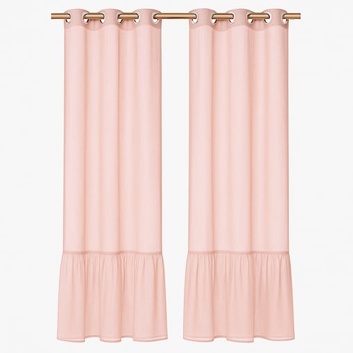 firana "pleat" z falbanką 140x250 cm