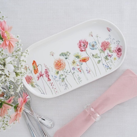 VILLA ITALIA Półmisek owalny porcelanowy 30 cm GARDENO