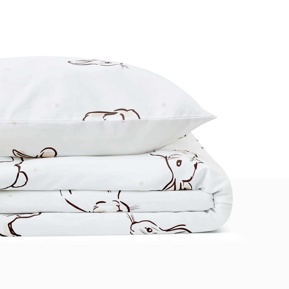 Pościel Króliki 140/200 + 70/80 cm