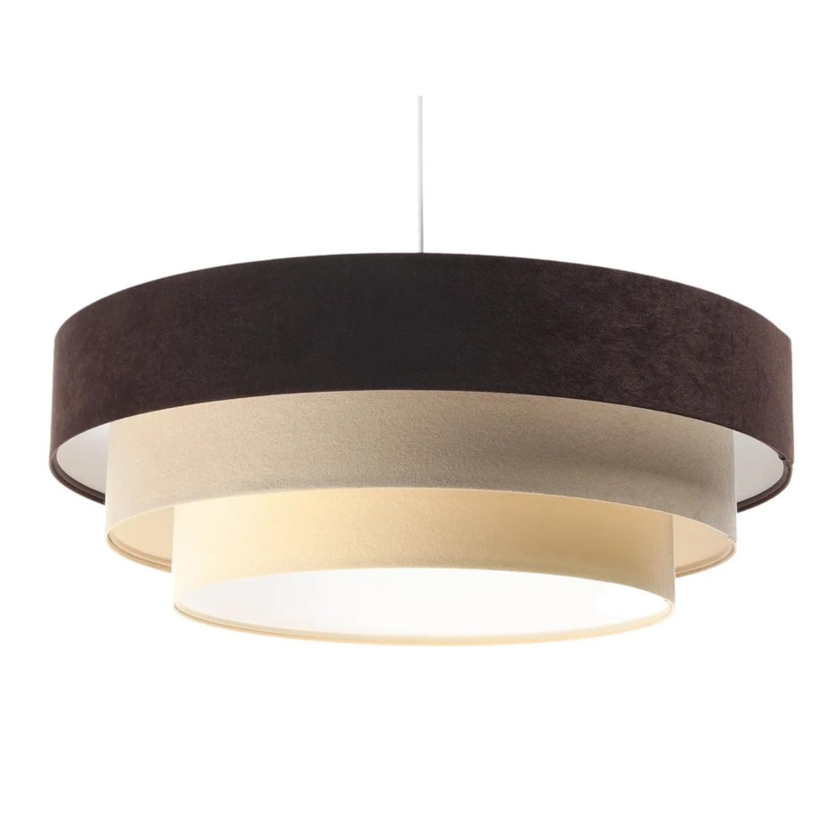 Lampa wisząca TRIO MIX brązowa/beżowa/biała