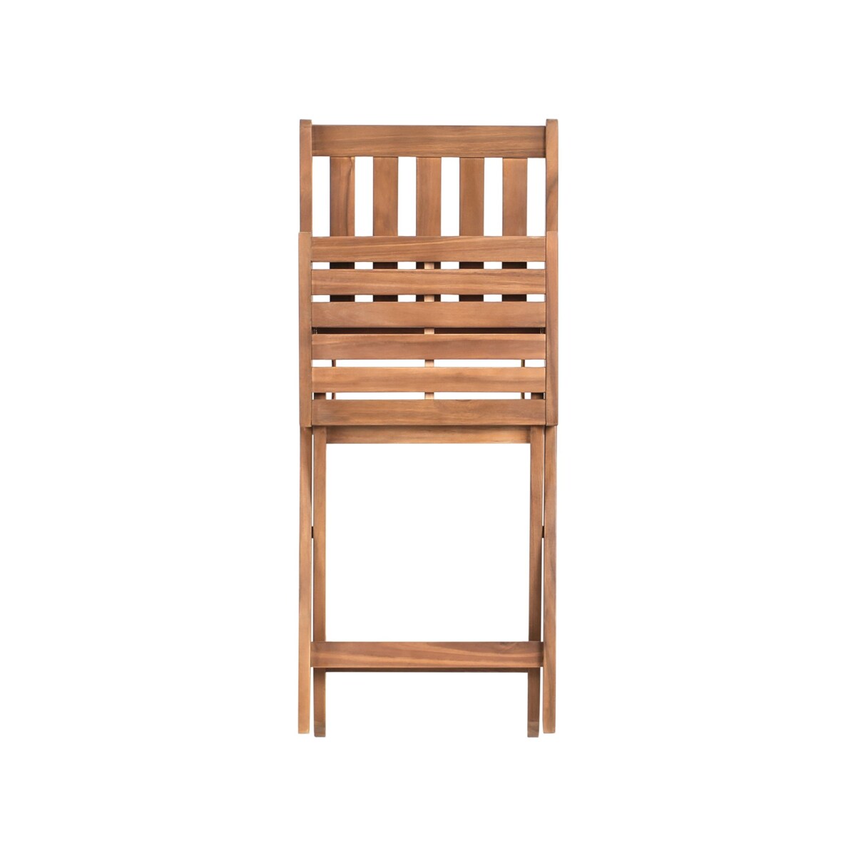 Zestaw mebli balkonowych Składane FEBBIO Certyfikowane drewno akacjowe Brązowy