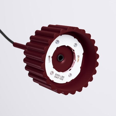 Lampa wisząca AURA 1 burgund Gx53