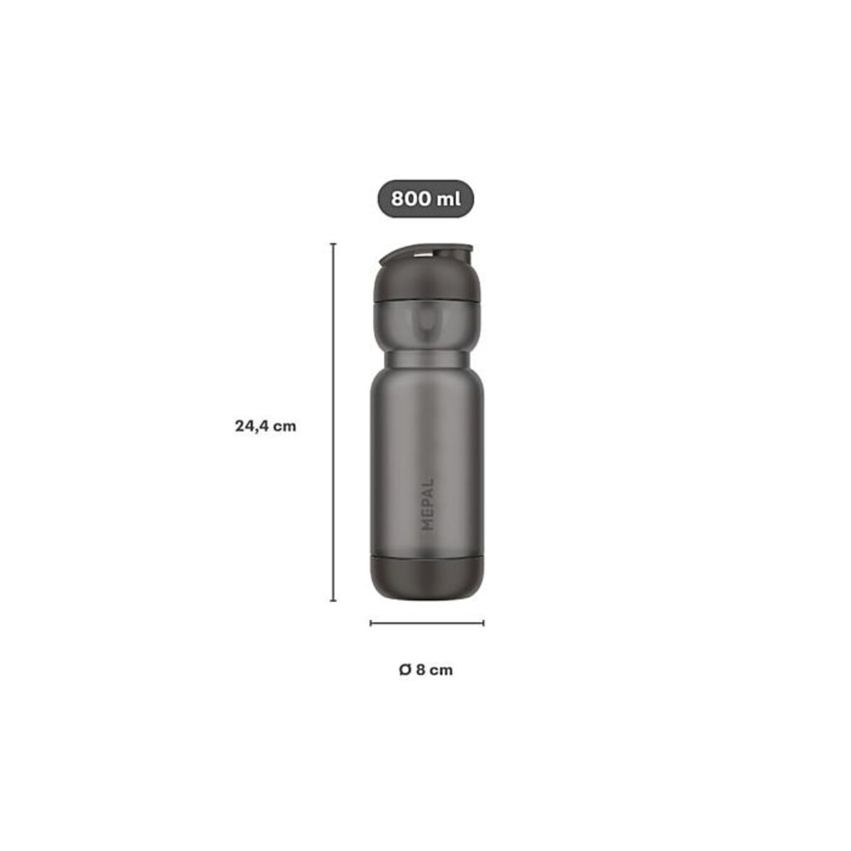 Shaker sportowy Active 800 ml Apple Green 103006092100