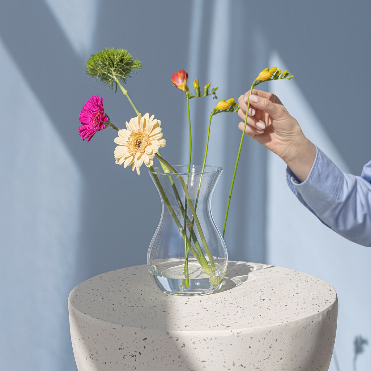 Wazon szklany Sofia 18 cm