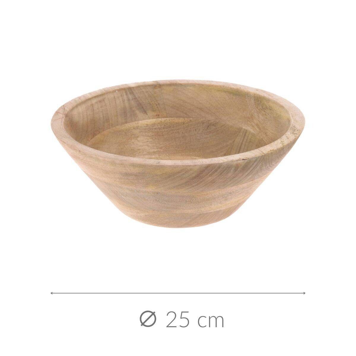 Miska z drewna mango, Ø 25 cm