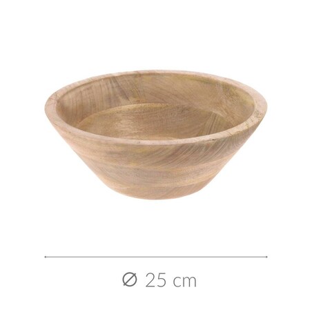 Miska z drewna mango, Ø 25 cm