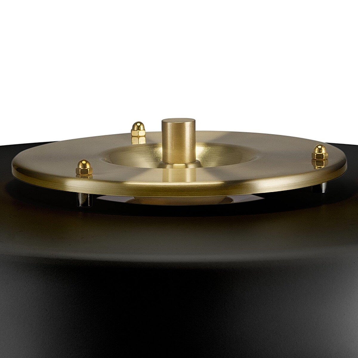 Lampa stołowa Artdeco MT8872 BLACK Step włącznik na sznurku czarna złota