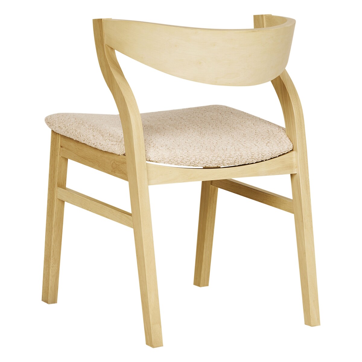 Krzesło do jadalni Zestaw 2 Jasnobeżowy MAROA