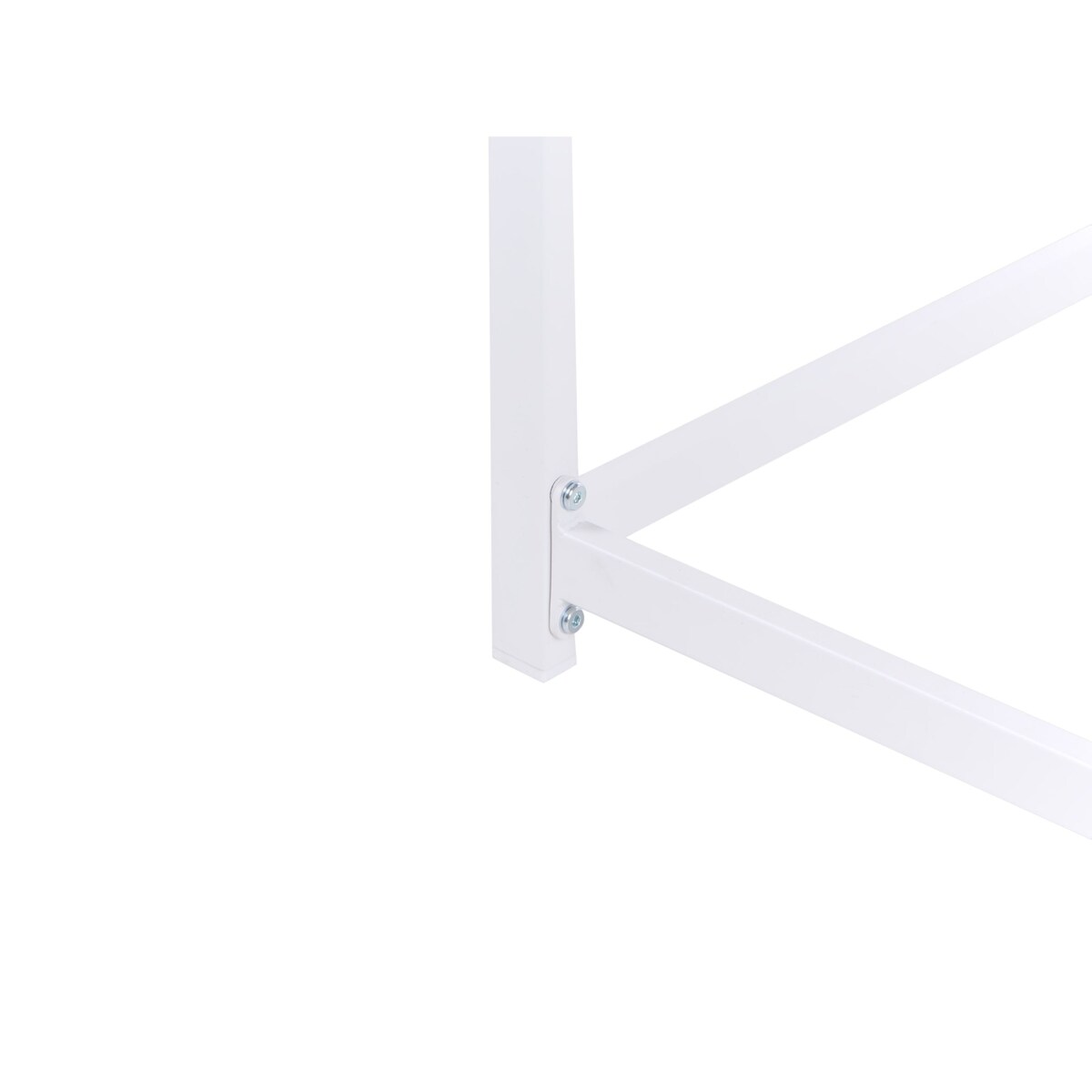 Stół ogrodowy AVETRANA 150 cm 50 cm Biały