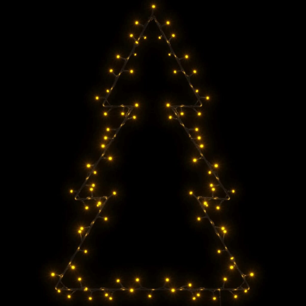 vidaXL Lampki świąteczne choinka sylwetka, 115 LED