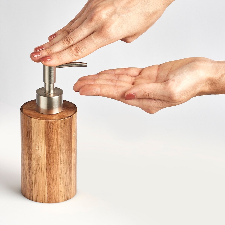 Dozownik do mydła w płynie, drewno akacjowe, ZELLER