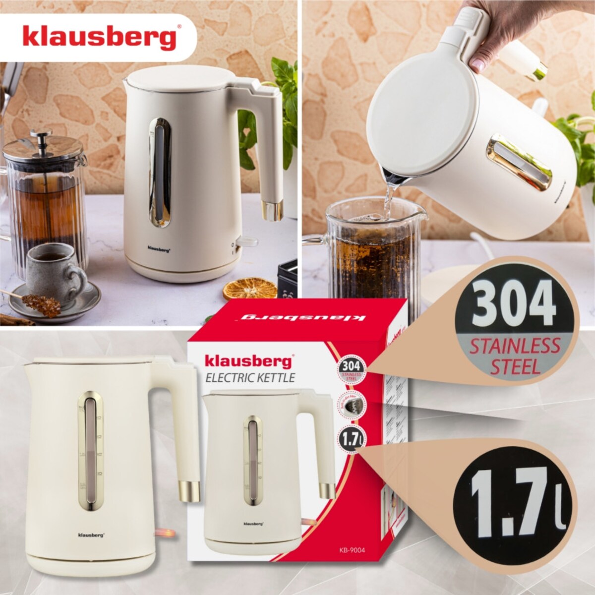 Klausberg czajnik elektryczny 66080