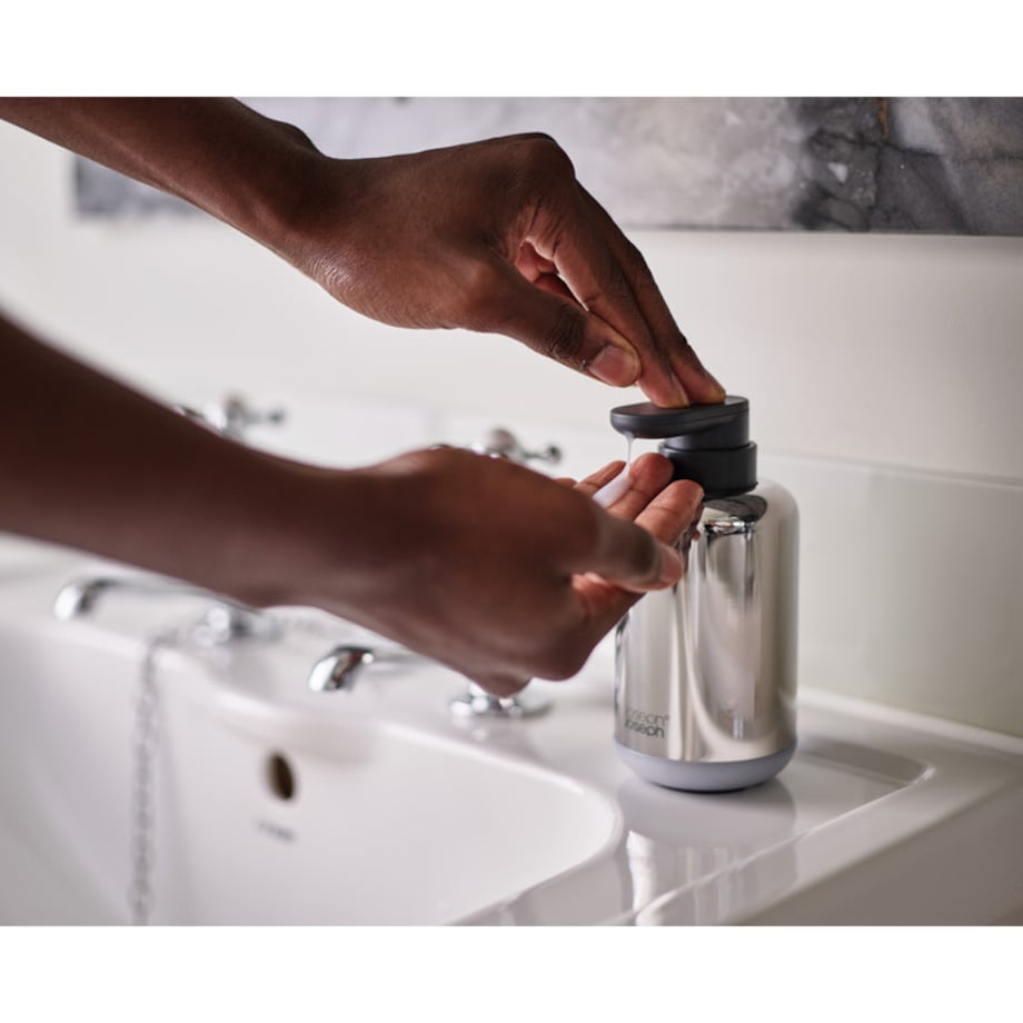Dozownik do mydła stalowy EasyStore Luxe, 300 ml, Joseph Joseph
