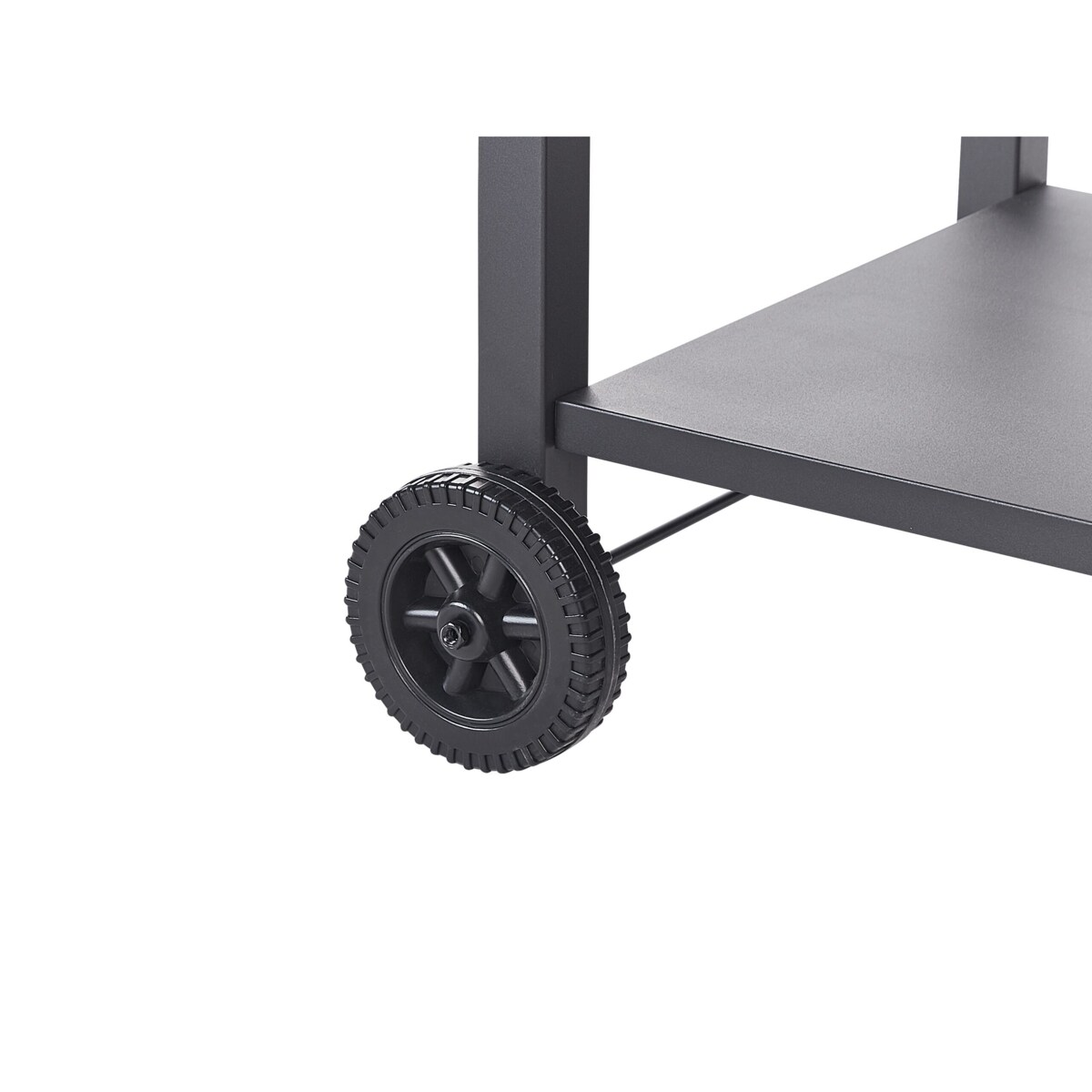 Wózek kuchenny ogrodowy metalowy czarny SPIAZZI