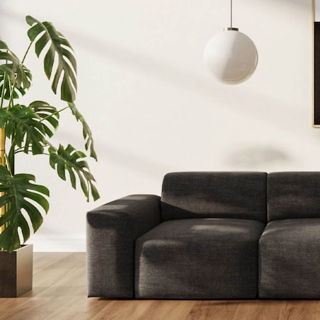 Villet Sofa 3 osobowa antracytowa