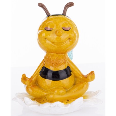 Dekoracja - para kolorowych pszczółek 10x9x9 cm API joginki