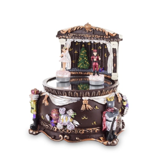 Dekoracja z pozytywką - scenka 13x11x11 cm TEATRO