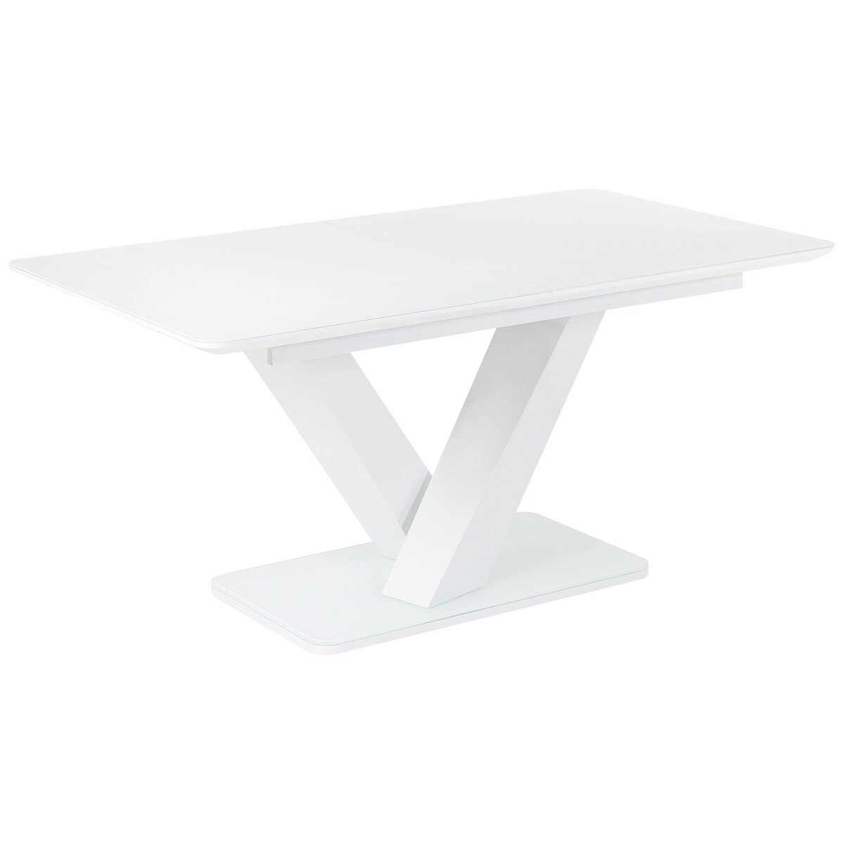 Stół do jadalni rozkładany 160/200 x 90 cm biały SALTUM