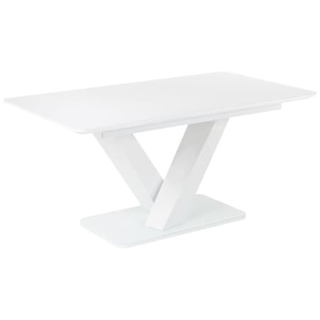 Stół do jadalni rozkładany 160/200 x 90 cm biały SALTUM