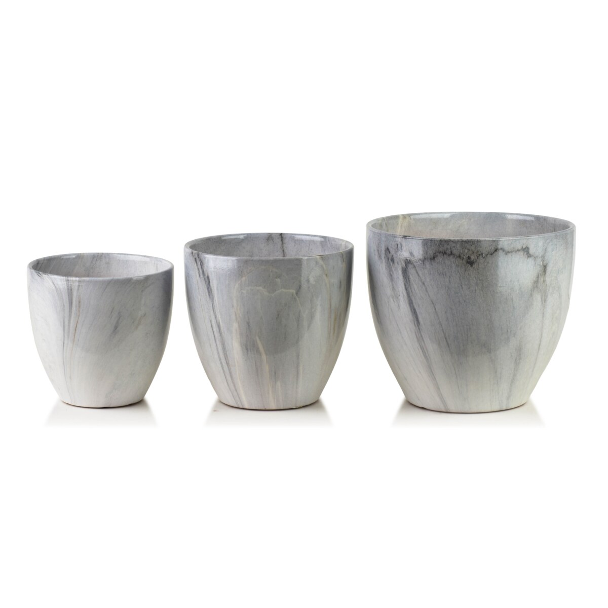 Komplet 3 osłonek ceramicznych NEVA MARBLE