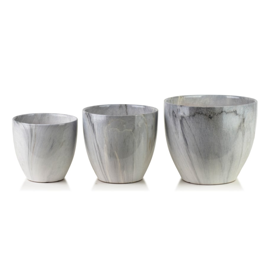 Komplet 3 osłonek ceramicznych NEVA MARBLE