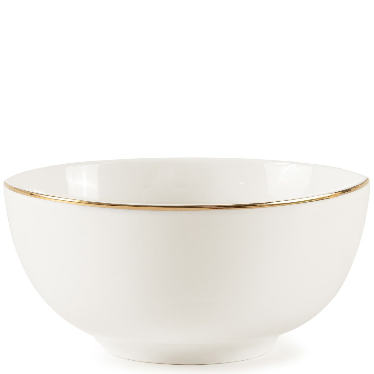 KONSIMO AD BELLA, Zestaw śniadaniowy 6 os. (20 el.), kolor ecru/złoty