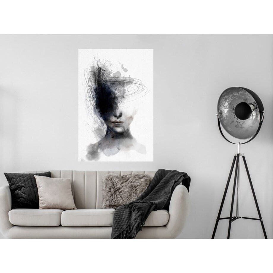Poster Story, Plakat, Obraz - Kobieta z Kosmicznymi Myślami, wymiary 30 x 42 cm