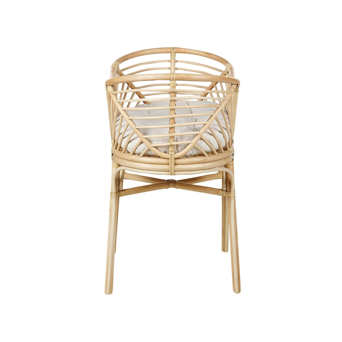 Łóżeczko dziecięce rattanowe jasne GRUISSAN