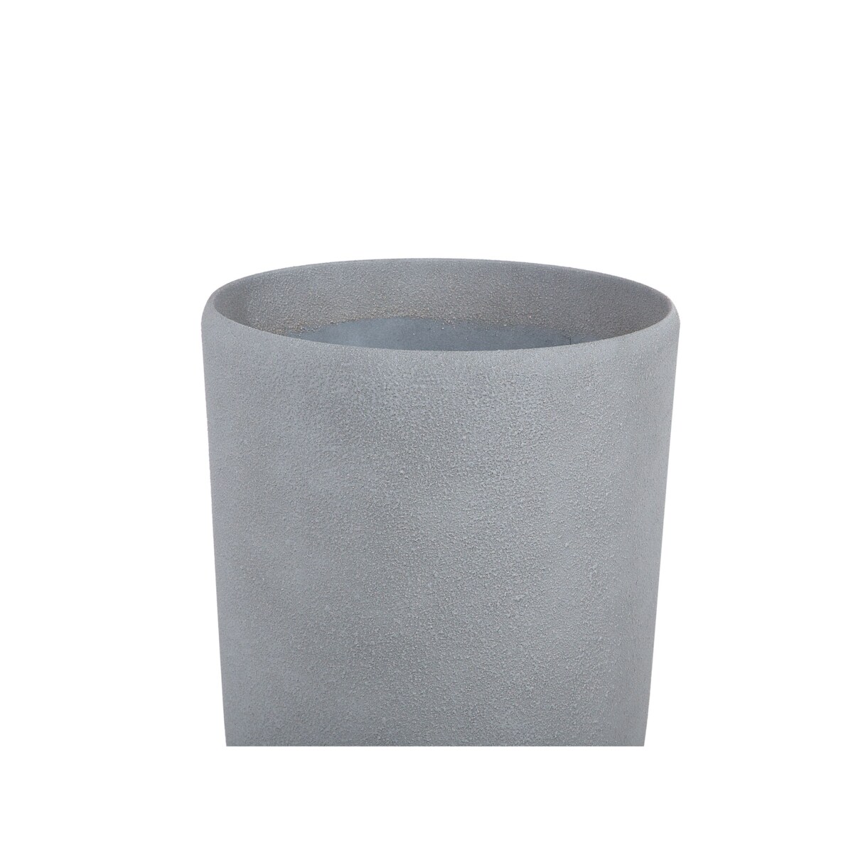 Zestaw 2 doniczek 31 x 31 x 58 cm szary ABDERA