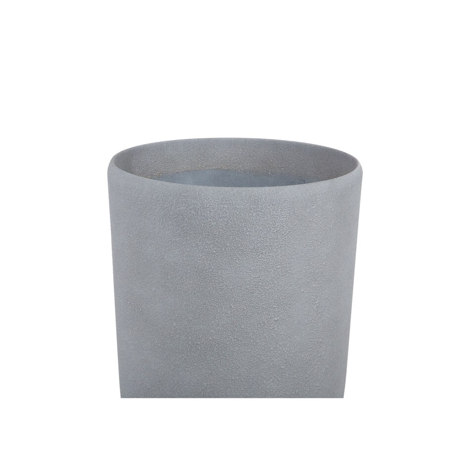 Zestaw 2 doniczek 31 x 31 x 58 cm szary ABDERA