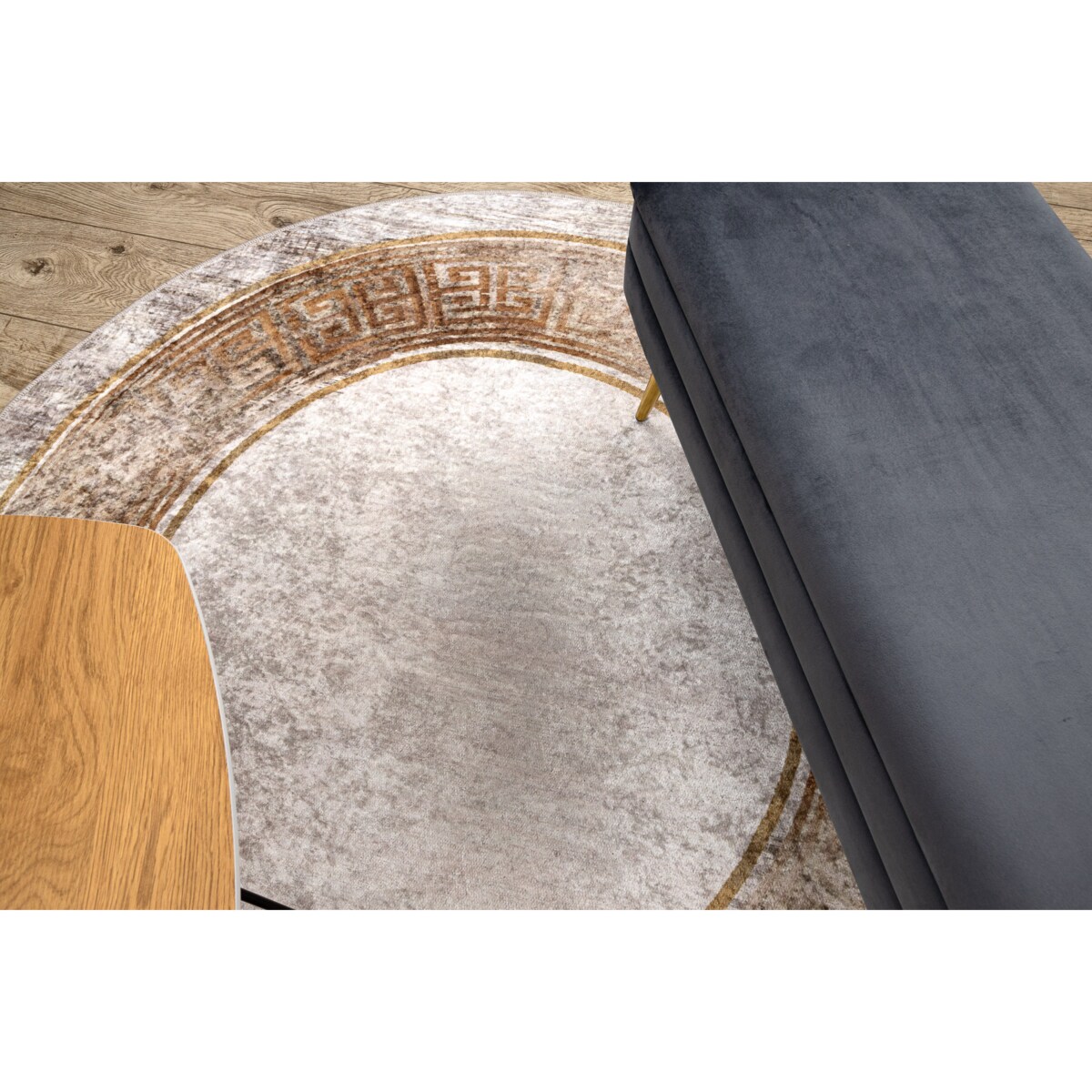 Dywan do prania MIRO 51236.807 koło Marmur, koło 120 cm