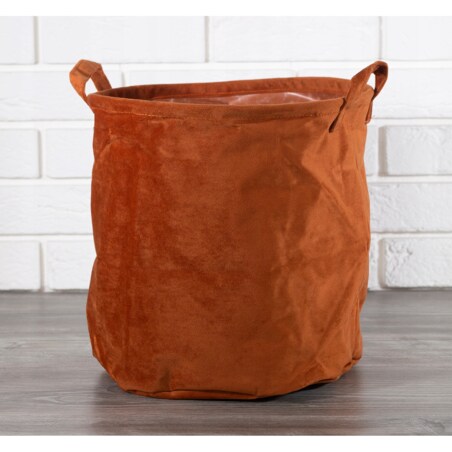 ORGANIZER AKSAMITNY na półkę szafkę KOLOR RDZAWY