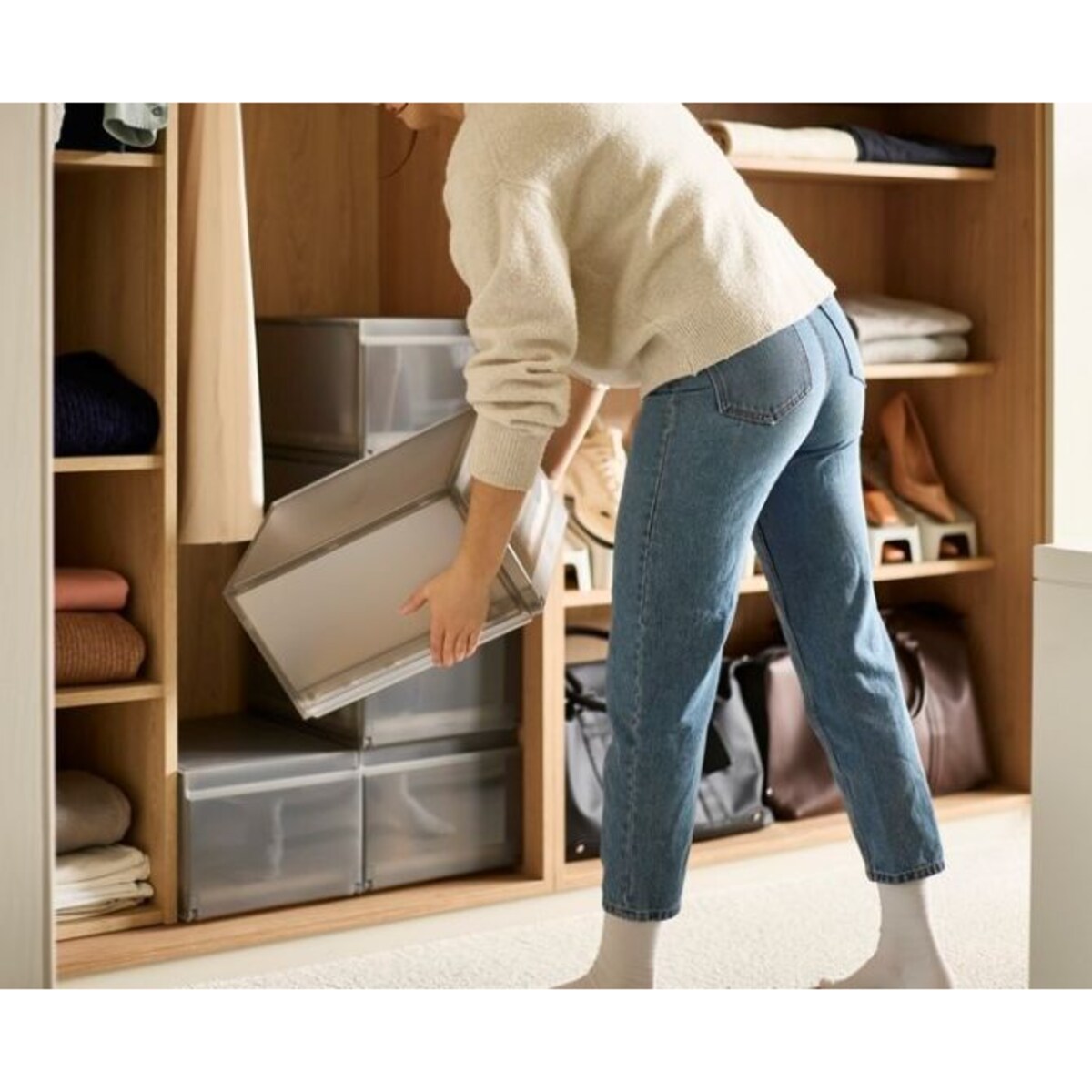 Zestaw 6 pojemników do przechowywania butów ShoeCase Joseph Joseph