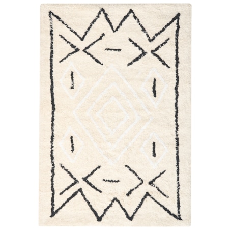 Dywanik łazienkowy UNTLA Jasnobeżowy 60 x 90 cm Bawełna