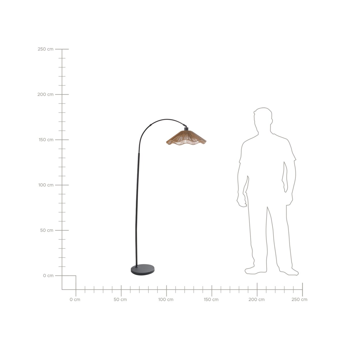 Lampa podłogowa MIGORI Papier Naturalny