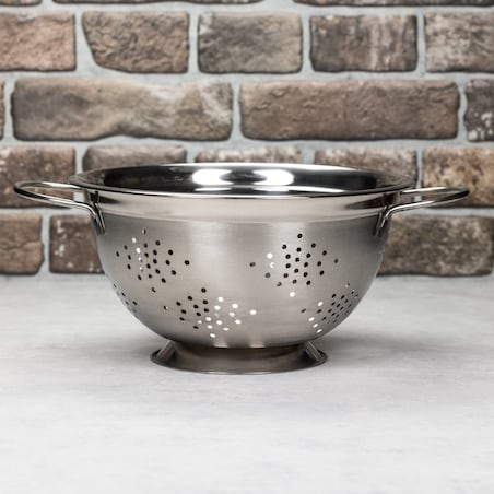 Stalowy Durszlak Głęboki 24Cm Kinghoff Kh-1237