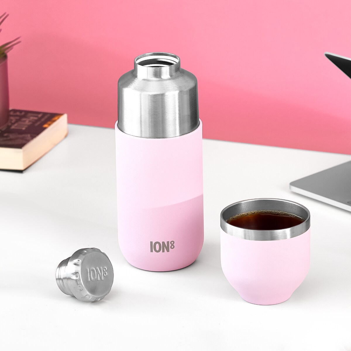 Termos podróżny Travel Flask ION8 I8FS700ROS Rose Quartz