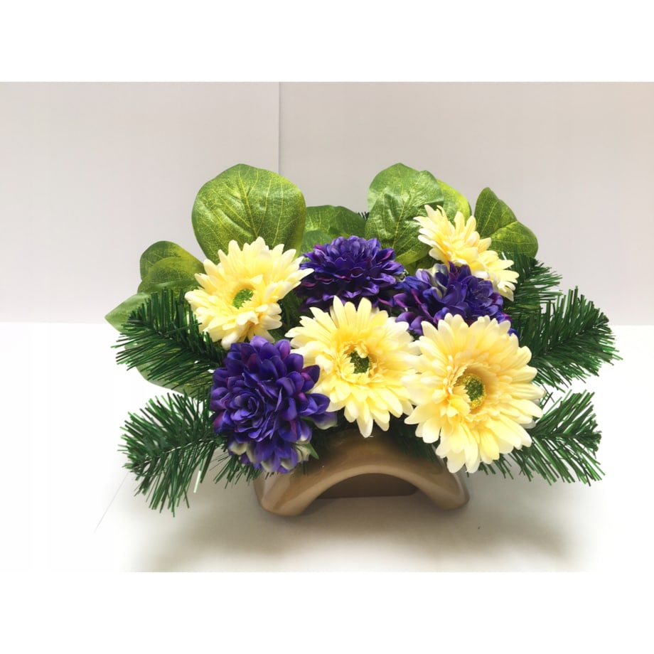 KWIAT SZTUCZNY 6 szt główka wyrobowa do stroika wiązanki kompozycji GERBERA