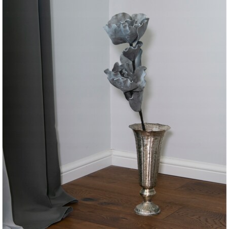 WAZON ALTA styl loft metalowy SREBRNY