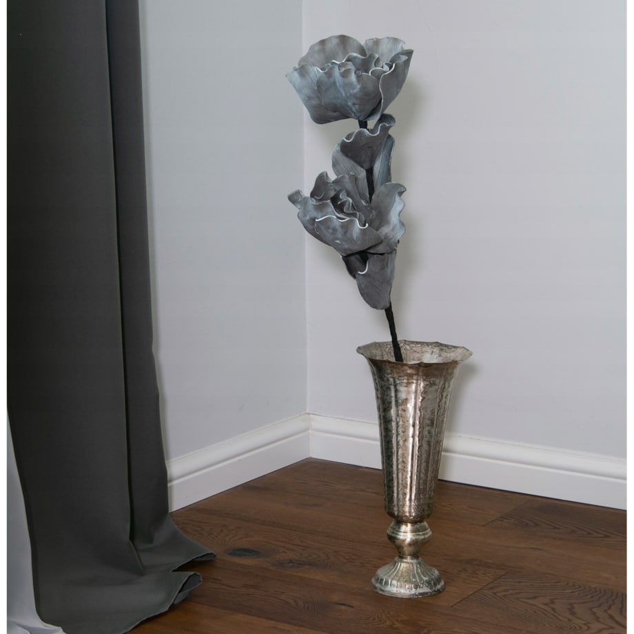 WAZON ALTA styl loft metalowy SREBRNY