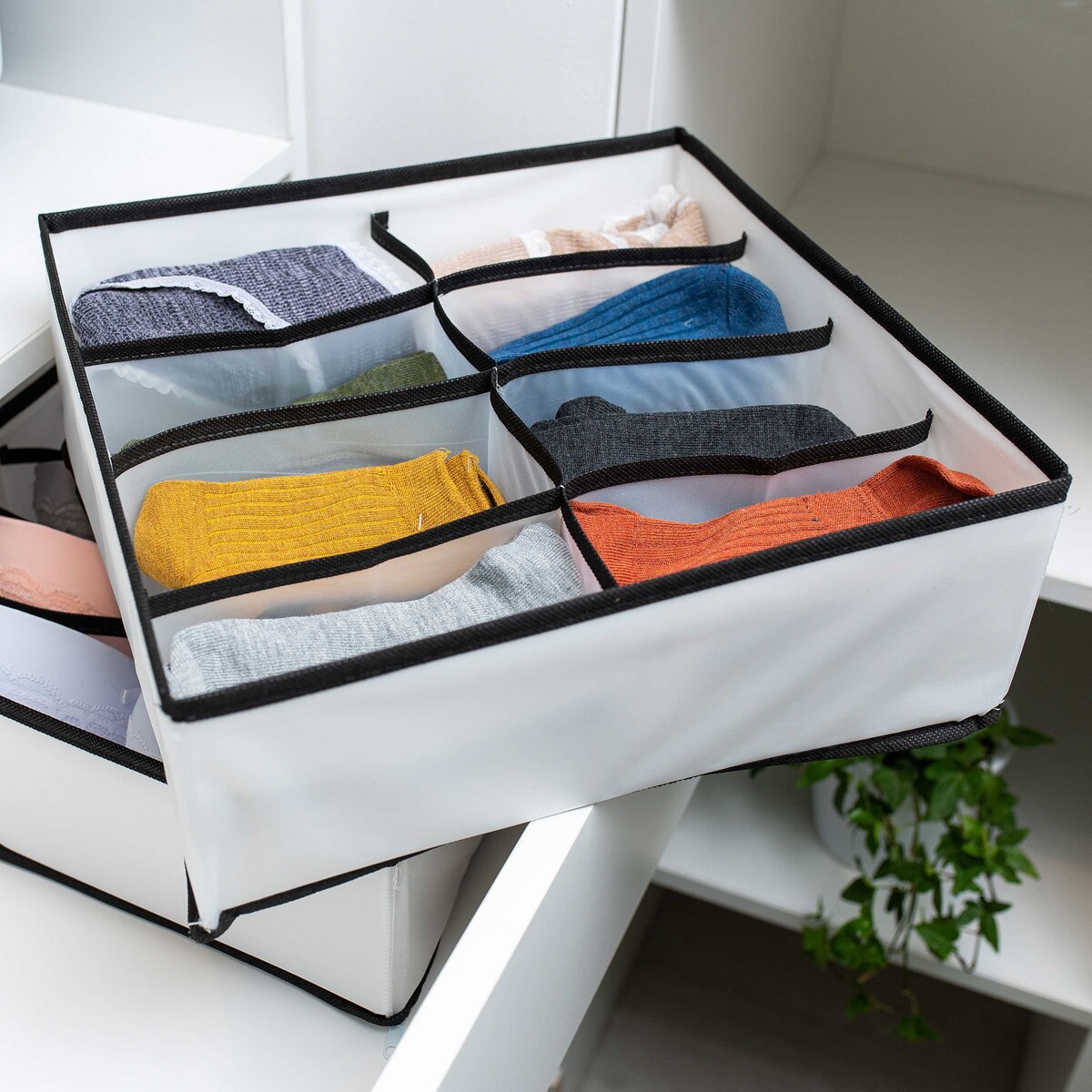 Organizer Do Szuflady Szafy Na Bieliznę Skarpetki Ubrania Wkład Do Szuflady