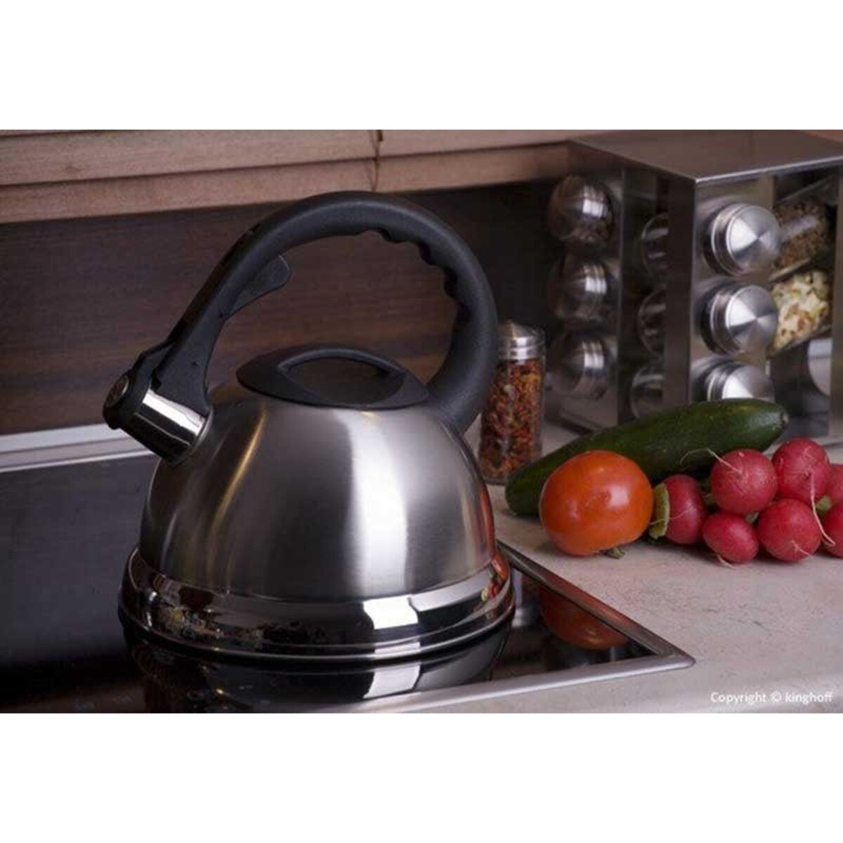 Czajnik 3L Z Gwizdkiem Kinghoff