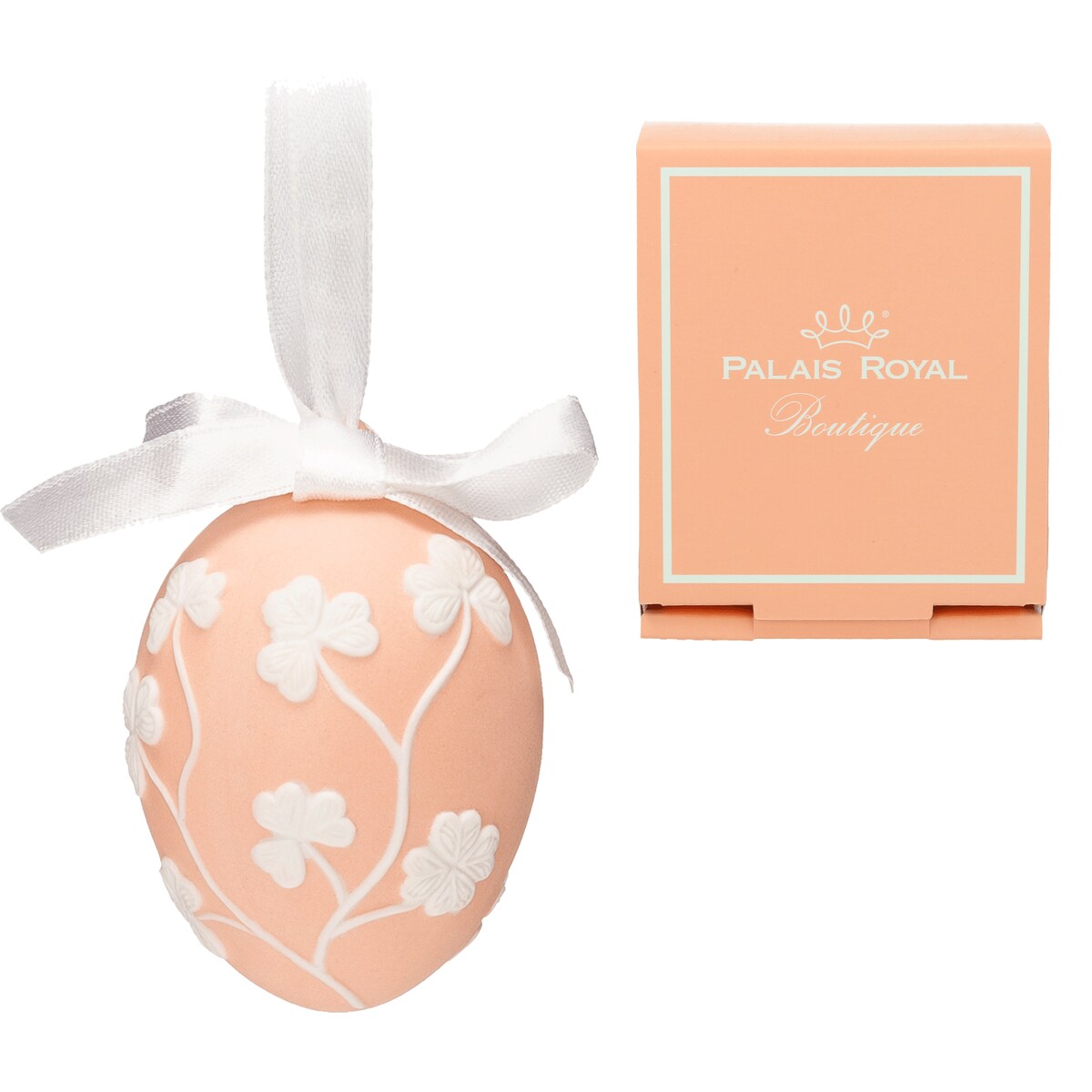 Palais Royal Jajko porcelanowe pomarańczowe 6,5 cm