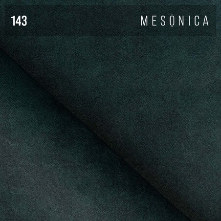 Hesto 3-osobowa rozkładana sofa - ciemnozielona