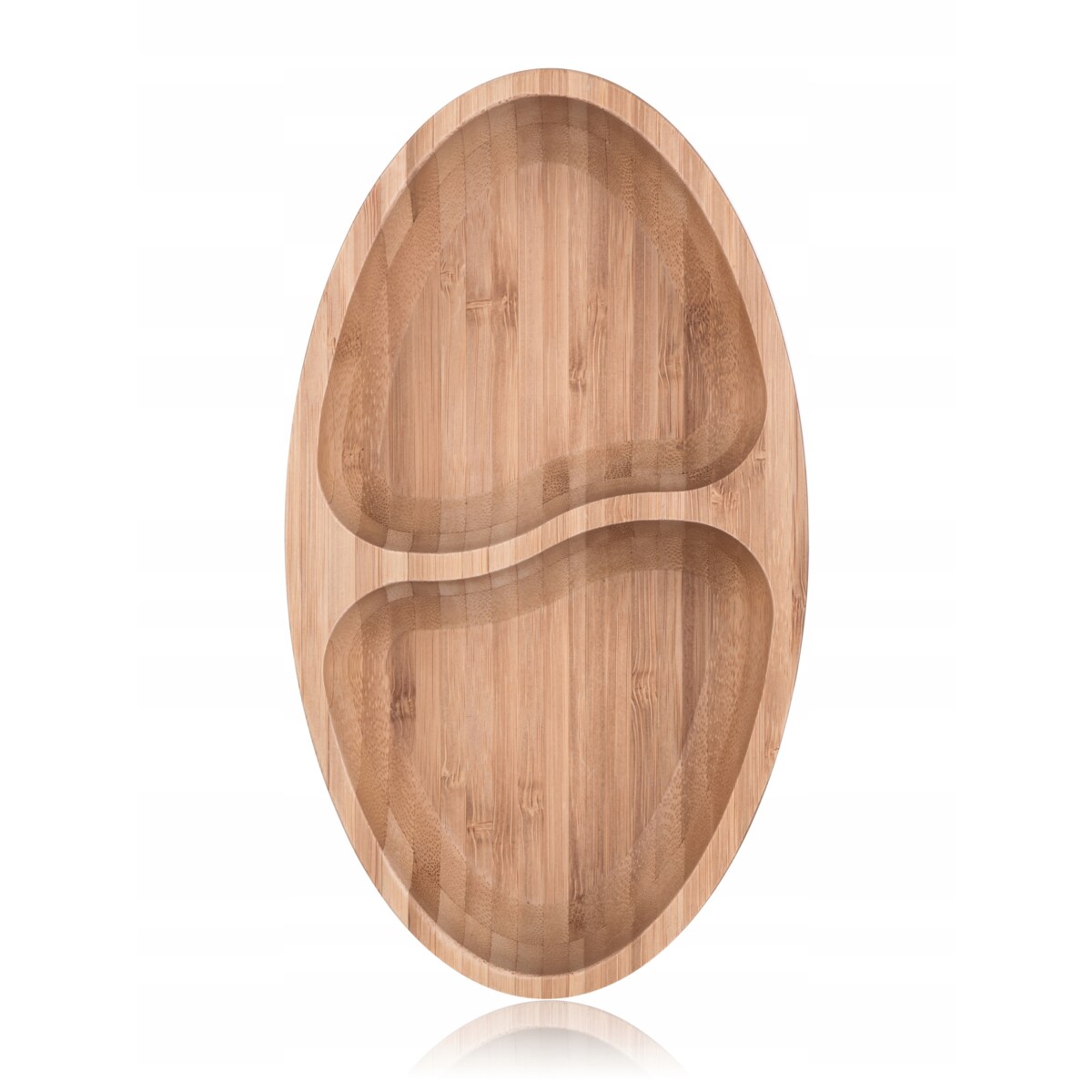 BAMBUSOWA SALATERKA na przekąski orzeszki ciastka na stół miska talerz